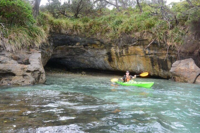 Single sea kayak tour