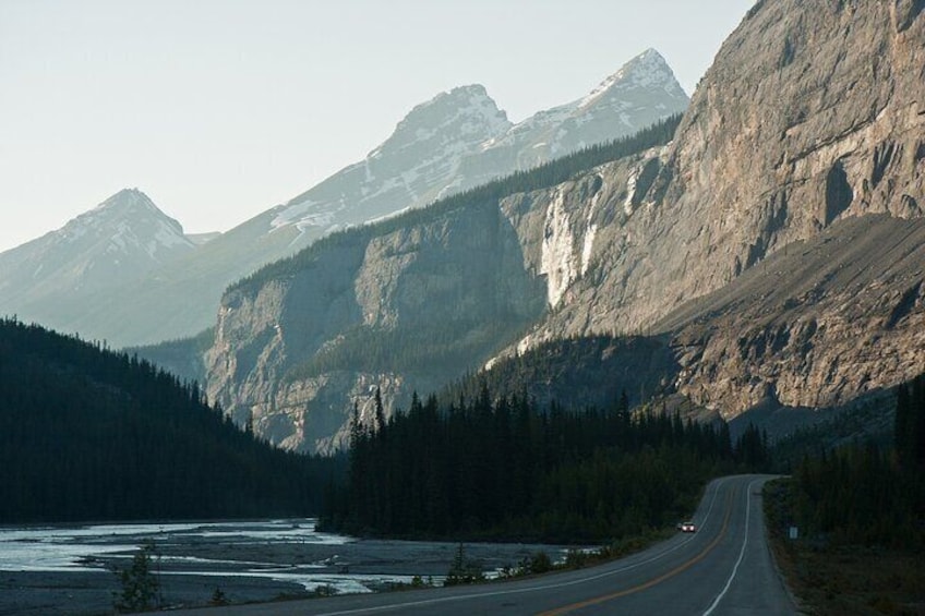 GPS-Guided Audio Driving Tour between Banff and Calgary