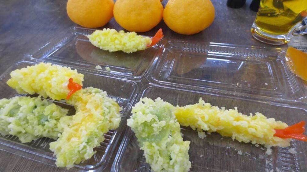 Tempura made in Nagoya, Japan