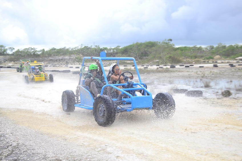 Buggy Ride and Waterfall Pool + lunch at Bavaro Adventure Park