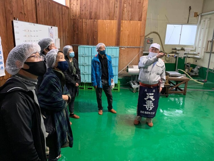 Train driving & sake brewing tour