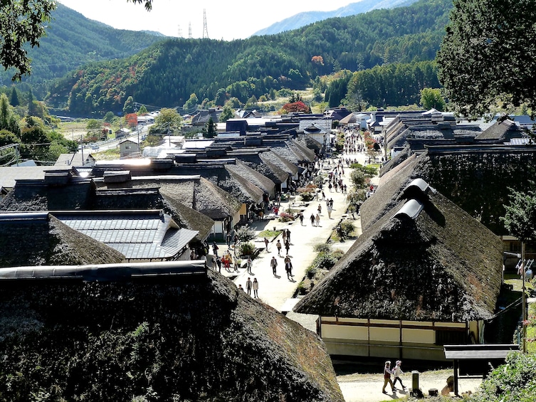 Ouchi-juku trip by Aizu Railway & Retro Bus Saruyu