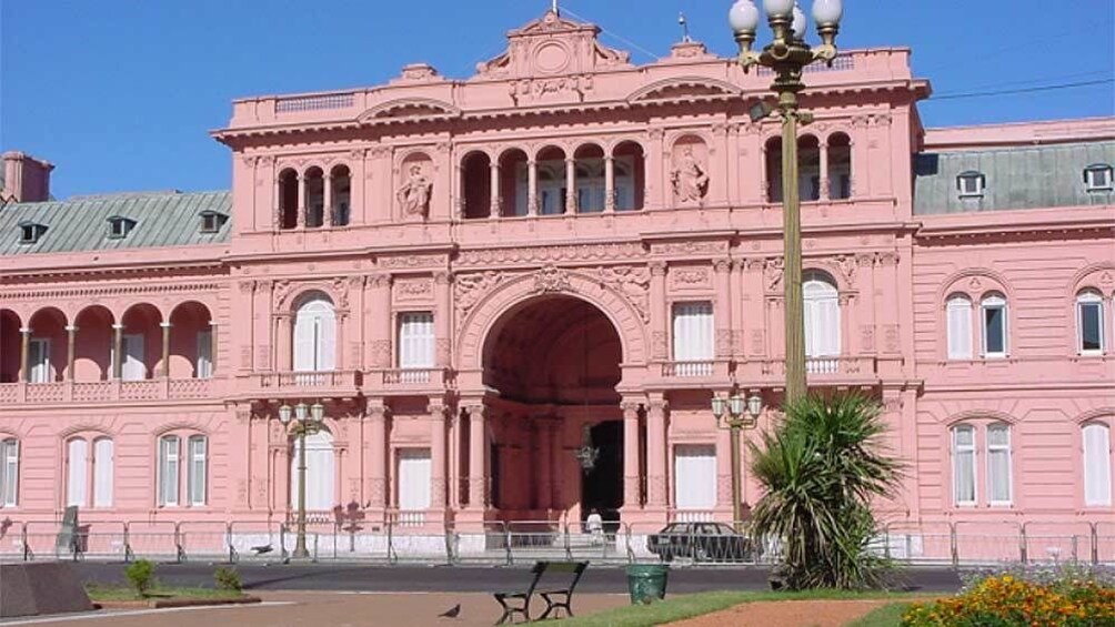 Close view of the La Casa Rosada in Buenos Aires (city), Argentina