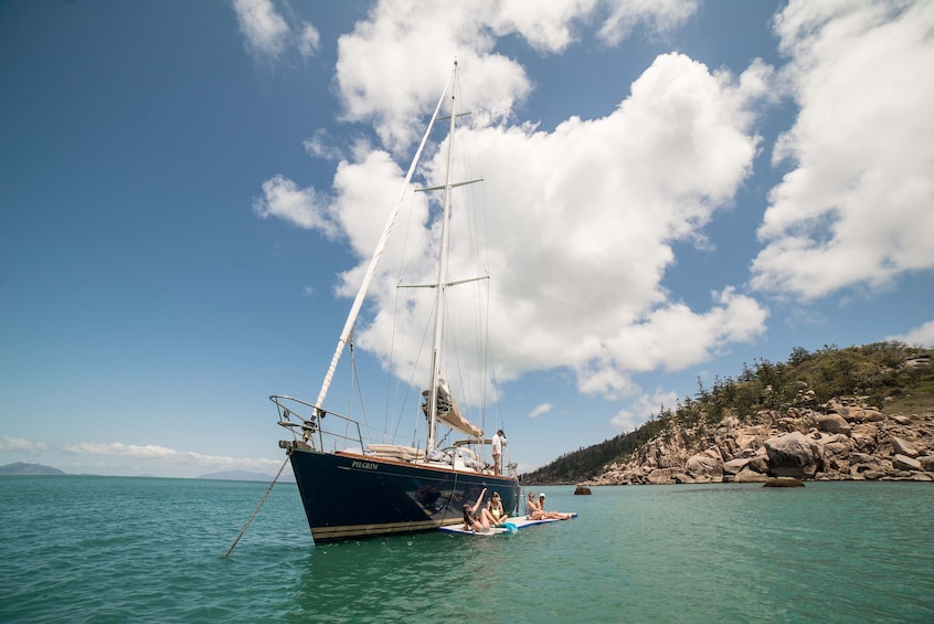 Helicopter and Magnetic Island Sailing