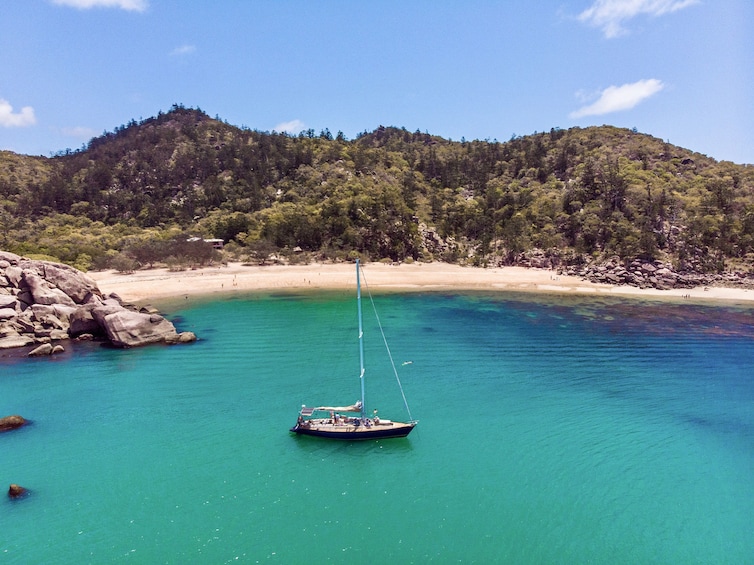 Helicopter and Magnetic Island Sailing