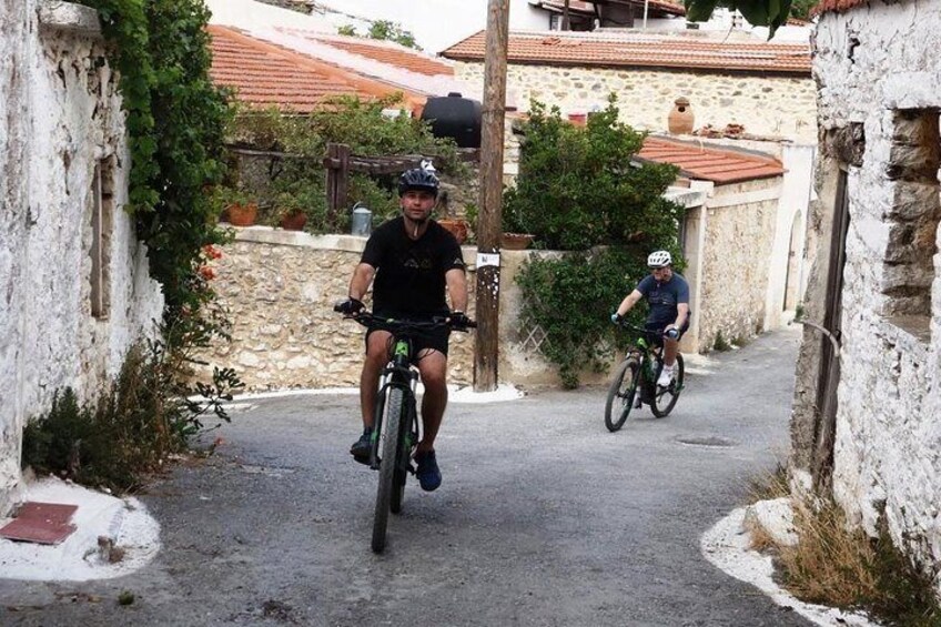 The streets of a picturesque village