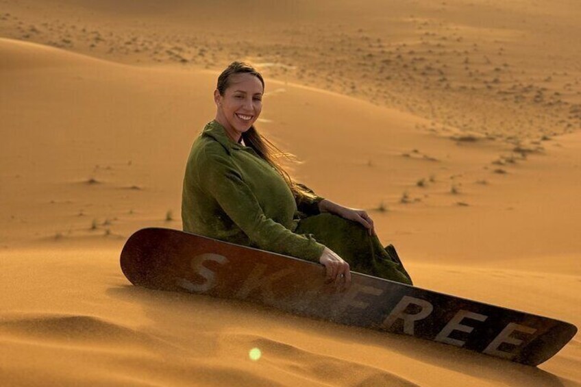 Red Sand Dunes with Dinner