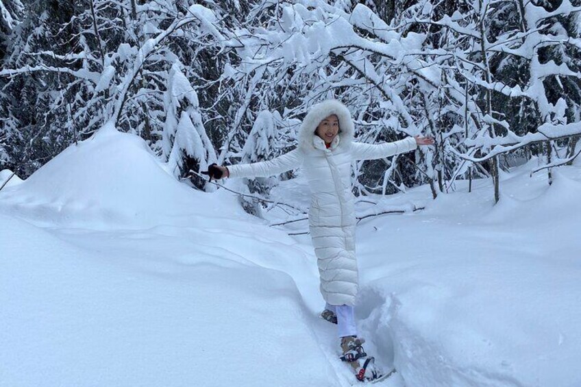 Private Snowshoe Hike in Courchevel