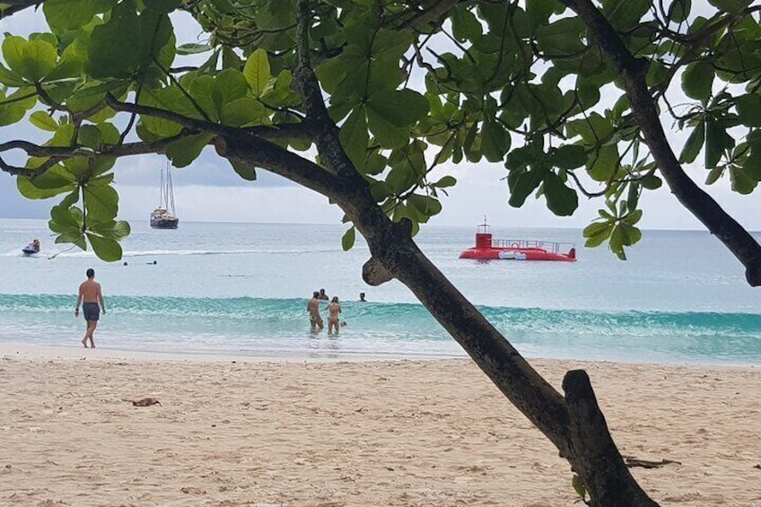 Semi Submarine Tour in Saint Anne Marine National Park