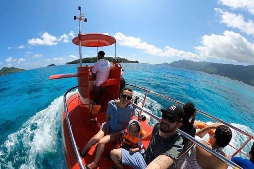 Semi Submarine Tour in Saint Anne Marine National Park