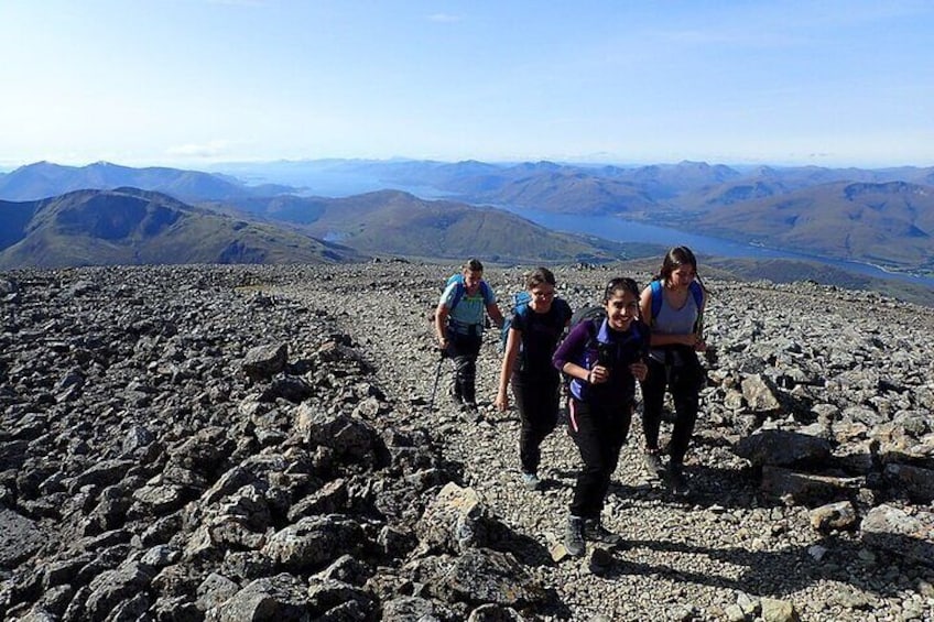 Group Walk up Ben Nevis from Fort William