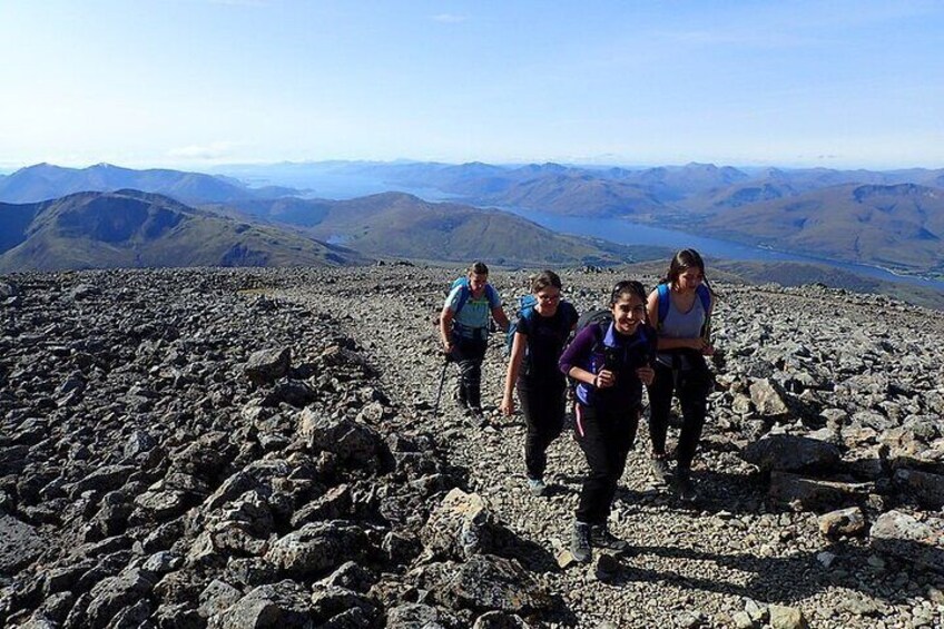 Group Walk up Ben Nevis from Fort William