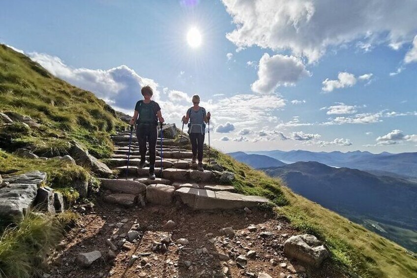 Group Walk up Ben Nevis from Fort William
