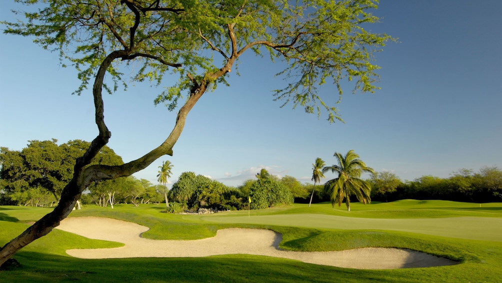 Sand trap at the Ewa Beach Golf course in Oahu