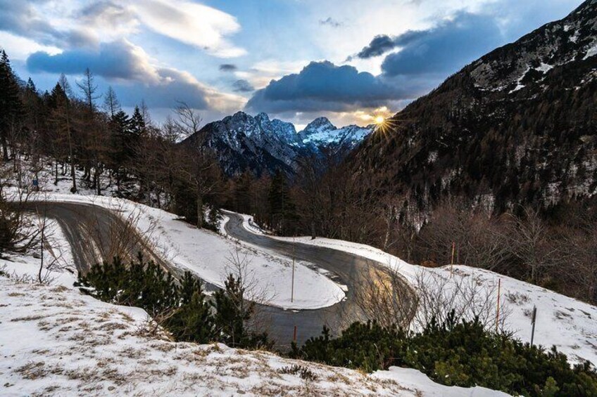 The road to Vršič pass