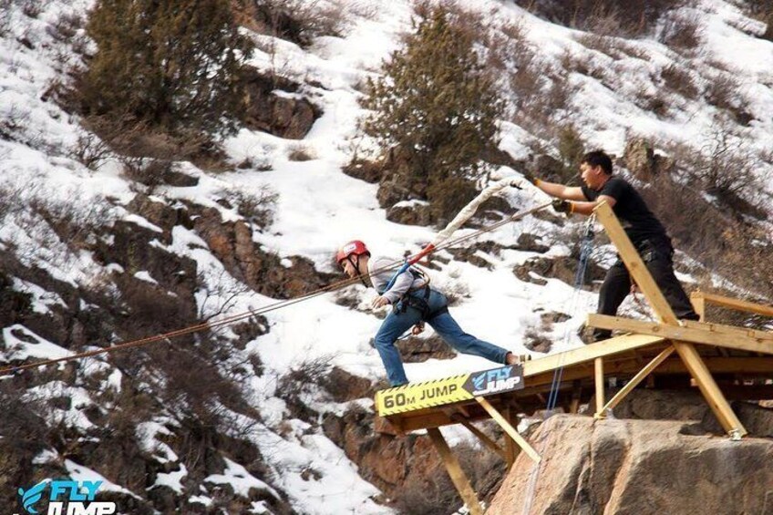 Ropejumping tour in Chunkurchak