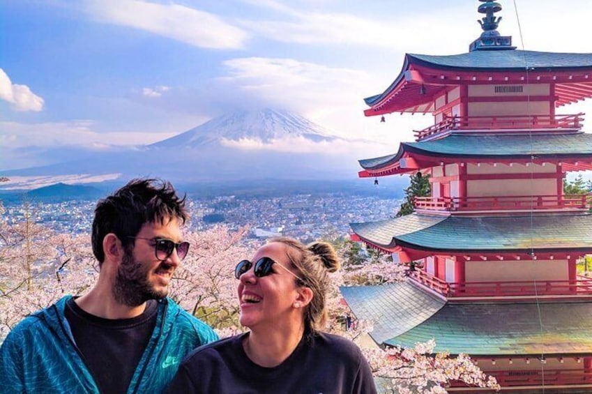 Tours around Mount Fuji value per person ¥ 13,000