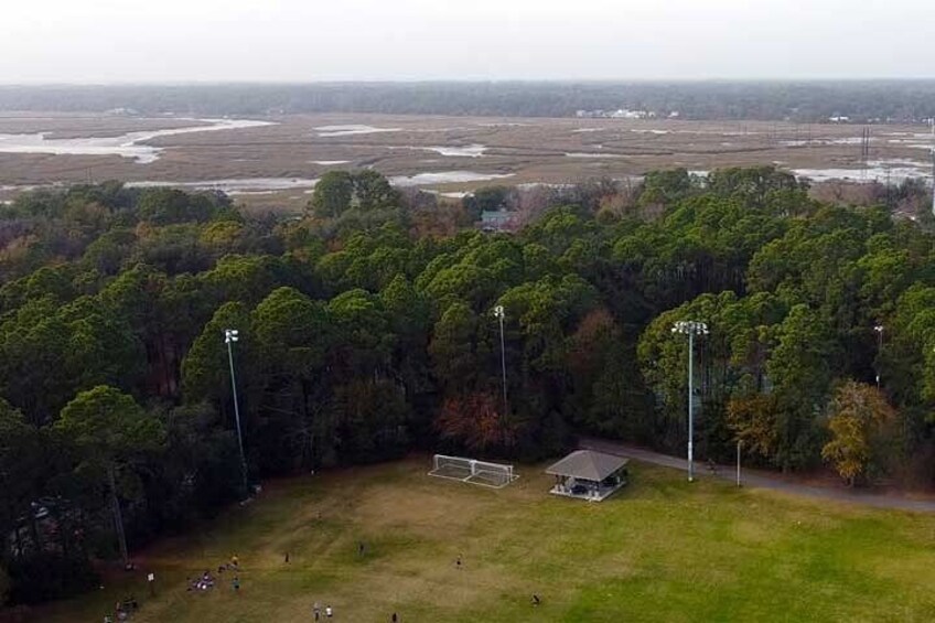 Chaplin Park - scenic fields and woodlands just a short Segway ride from broad marsh vistas