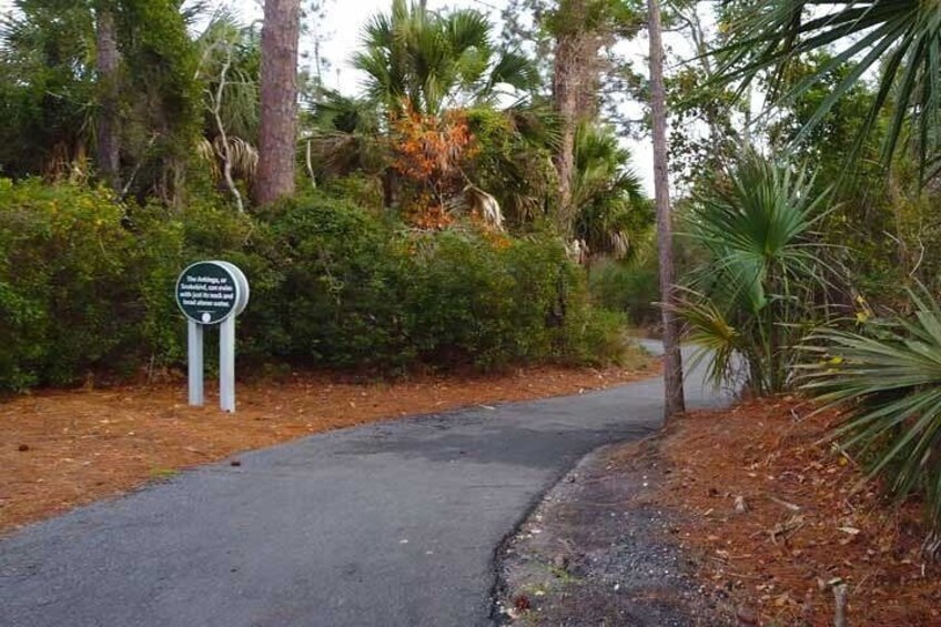 Smooth and wide leisure trails await your gliding Segway
