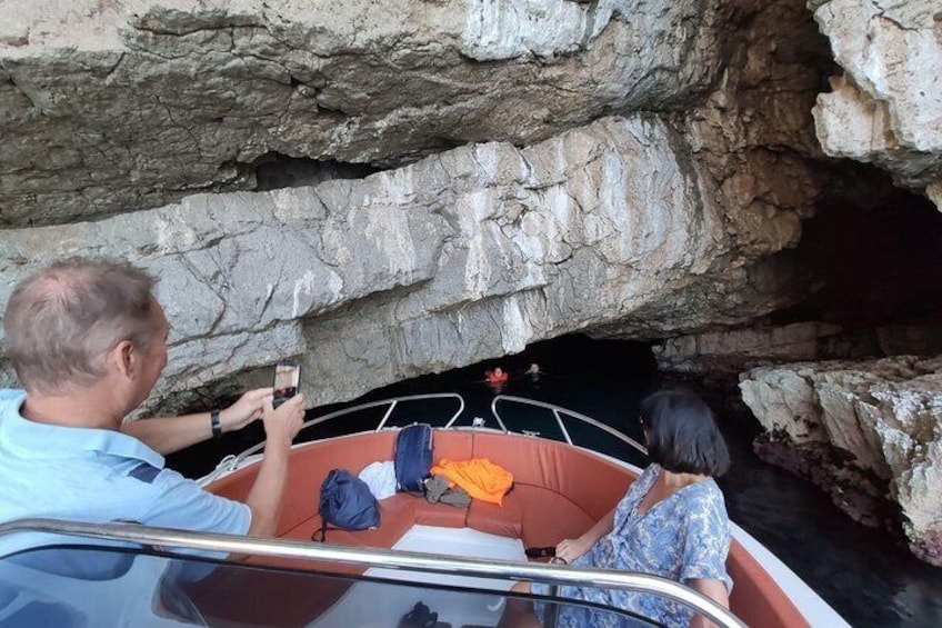 Group Blue Cave Tour