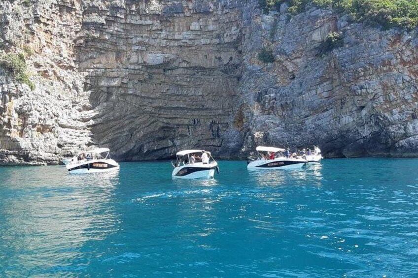Group Blue Cave Tour