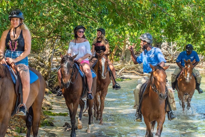 Private Horseback Riding with Swim Experience Customized