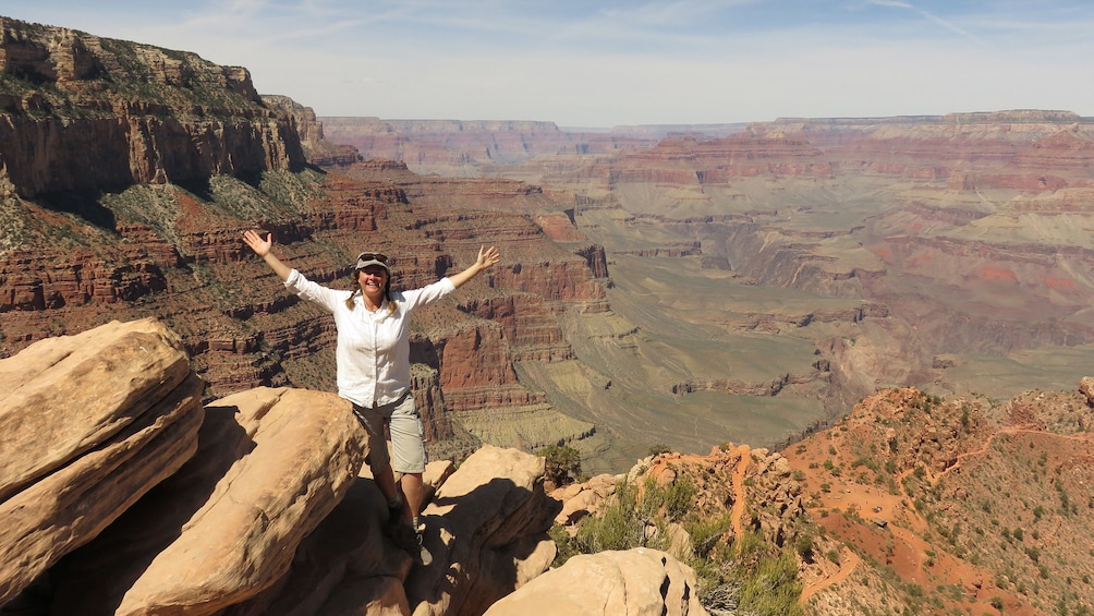 Witness the vastness of the Grand Canyon from the South Rim