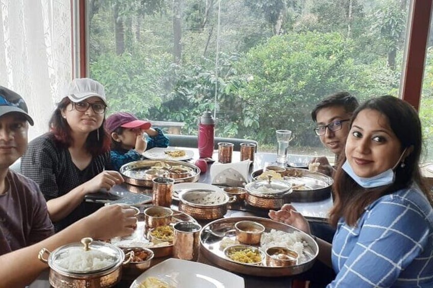 A scrumptious estate lunch - Coorg on a Platter!