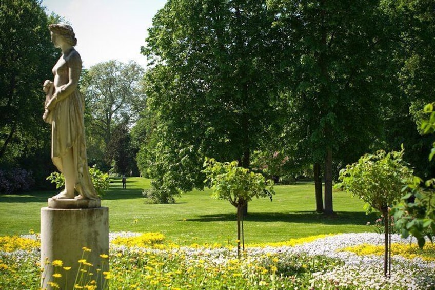 Scenic parks surrounding the palaces of Potsdam