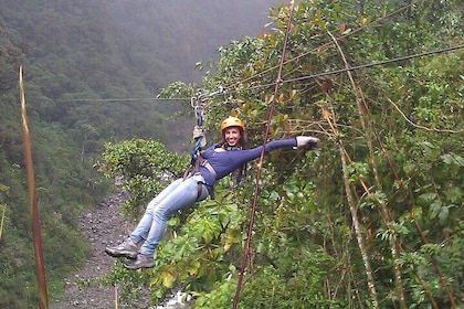 Canopy Ziplining in Puntzan Adventure Park