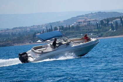 Luxury Marinello 26 Self-Drive speedboat Rental in Latchi