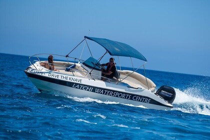 Luxury Private Marinello 22 boat in Latchi 4 Hour Trip