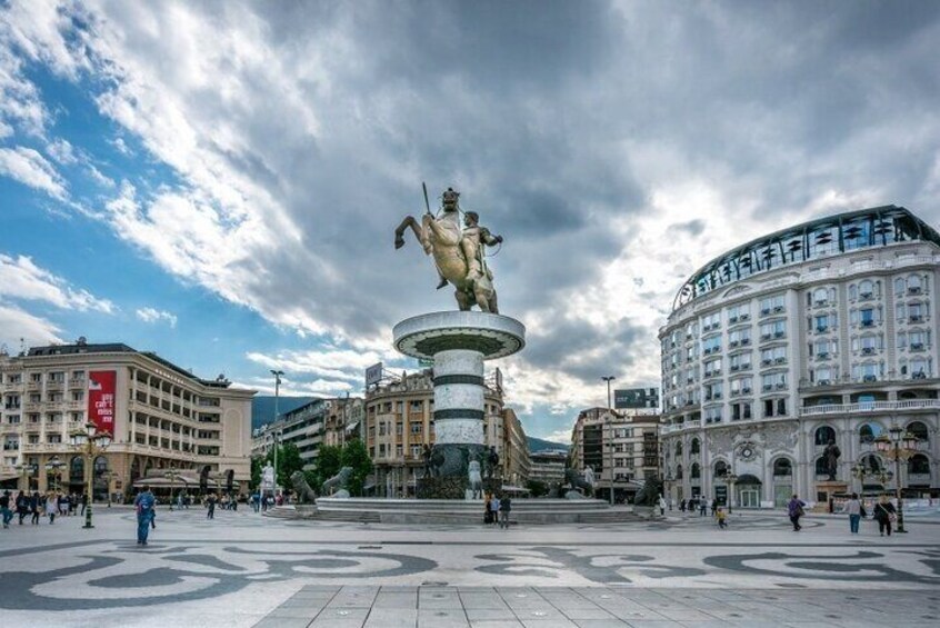 Skopje Aleksandar square