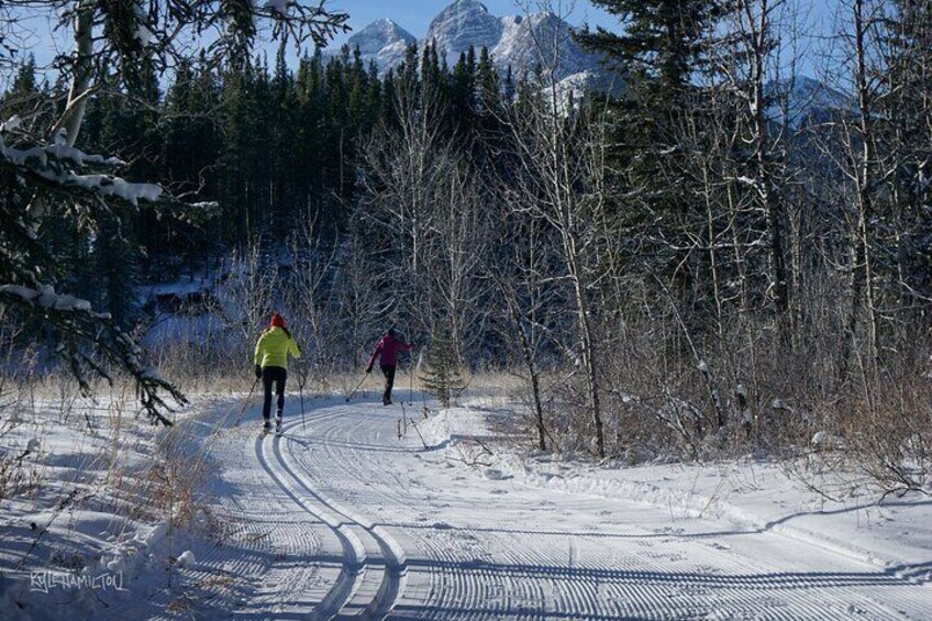 Cross Country Ski Lesson in Kananaskis, Canada