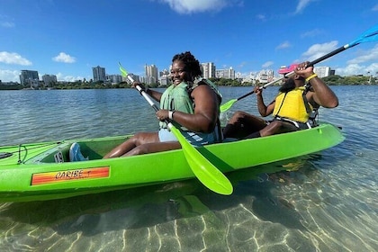 Excursion matinale en kayak dans la lagune de Condado