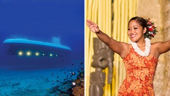 Royal Lahaina Luau & Submarine Combo