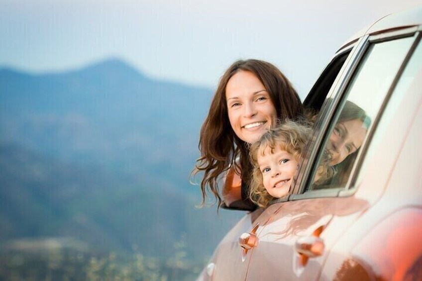 GPS-Guided Driving Tour between Whistler and Vancouver, BC