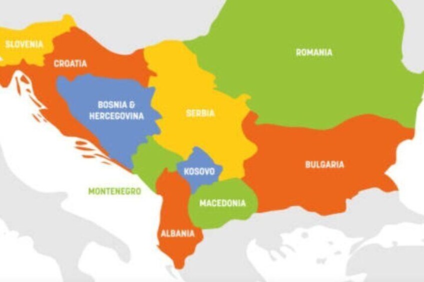 Balkan Peninsula Private Road Trip 7 Countries in 7 days