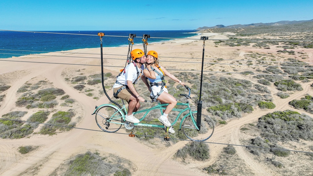 Sky Bikes Beach & Desert Tour with Hotel Pickup in Cabo by Cactus Tours