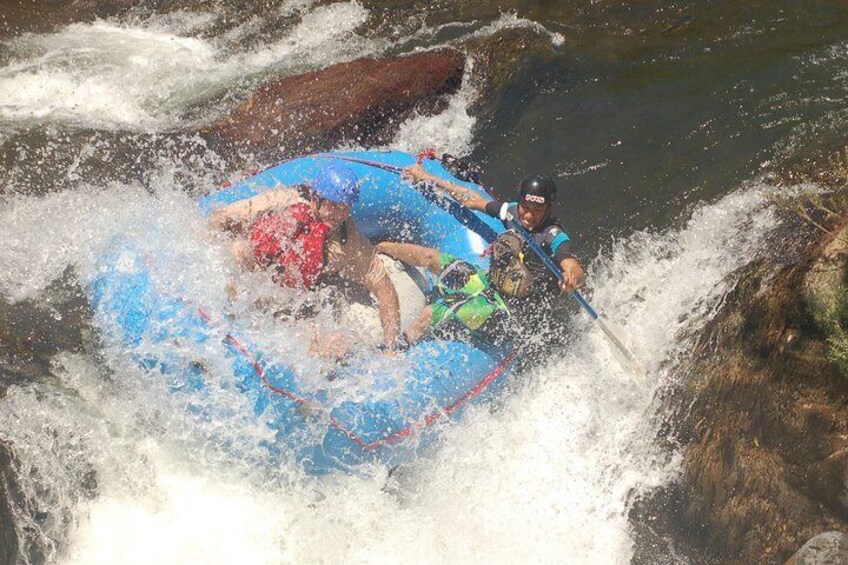 White Water Rafting Class 3/4 Tenorio River from Tamarindo