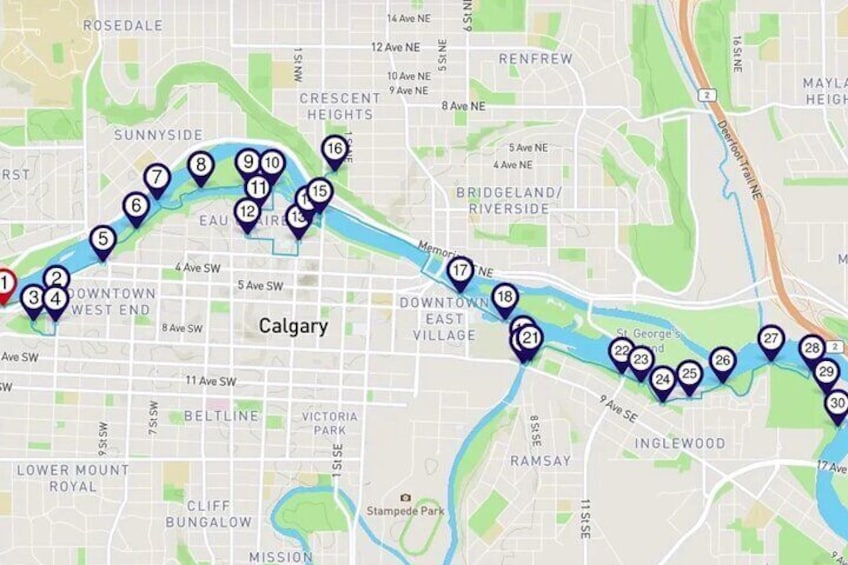 Bow River Trail: a Smartphone Audio Walking Tour