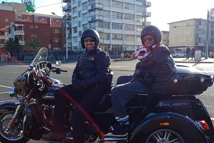 Private Tour of Melbourne in a Harley Davidson Trike