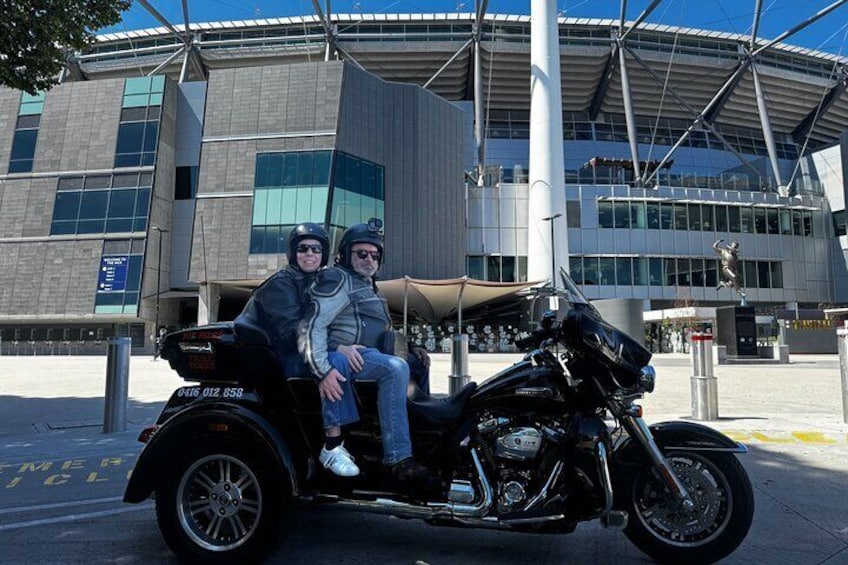 Private Tour of Melbourne in a Harley Davidson Trike