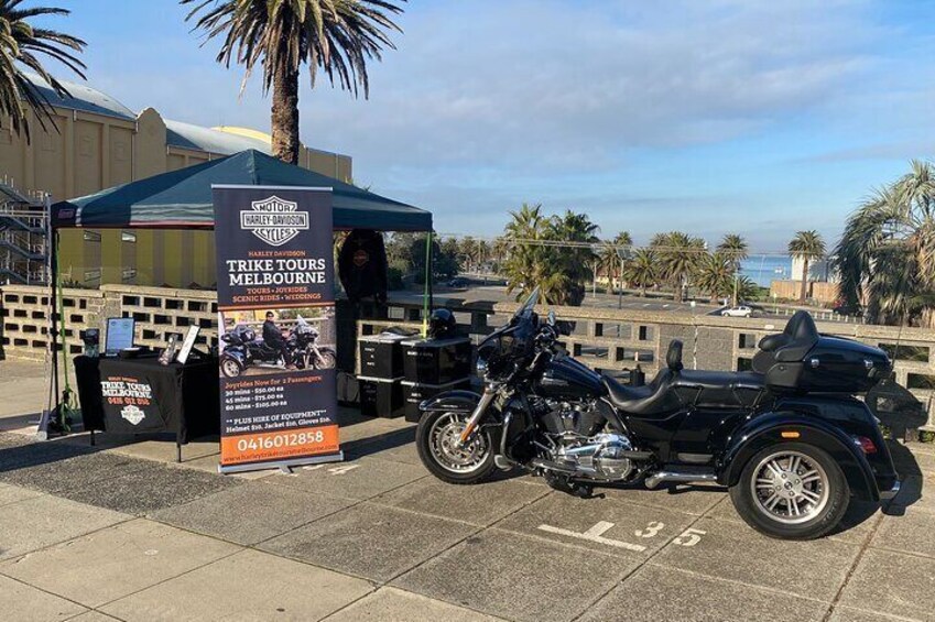 Private Tour of Melbourne in a Harley Davidson Trike