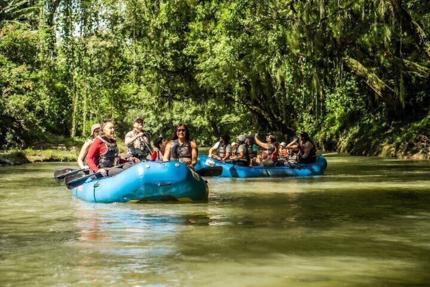 Wildlife Safari Float by Inflatable Raft in Peñas Blancas River