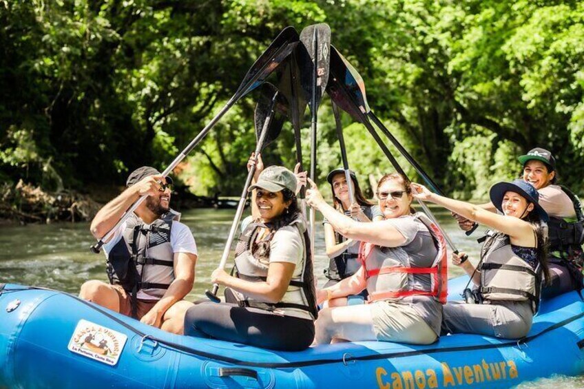 Wildlife Safari Float by Inflatable Raft in Peñas Blancas River