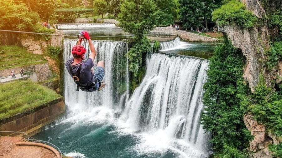 Jajce Waterfall