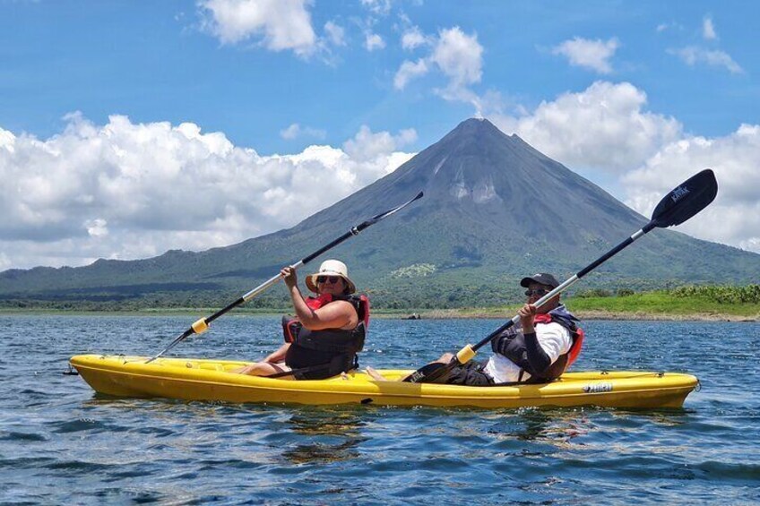 Kayaking is a family-friendly activity 