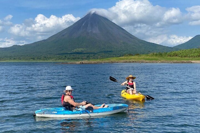 Single kayaks are available as well 