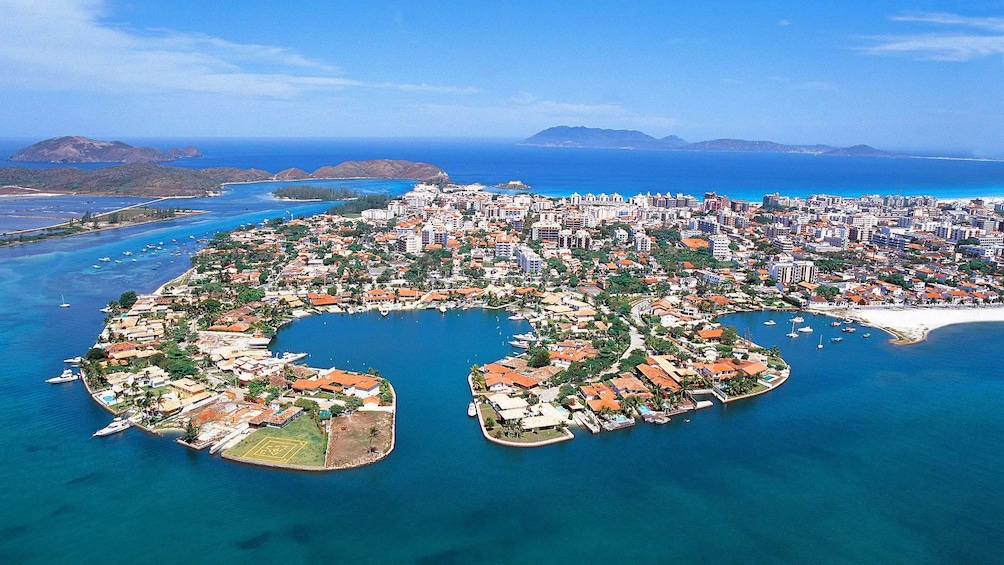 Aerial view of Cabo Frio 